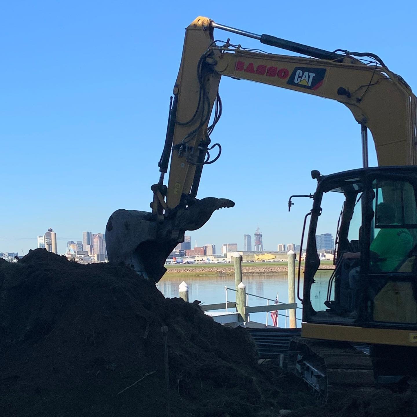 Finished site work and hardscape preparation