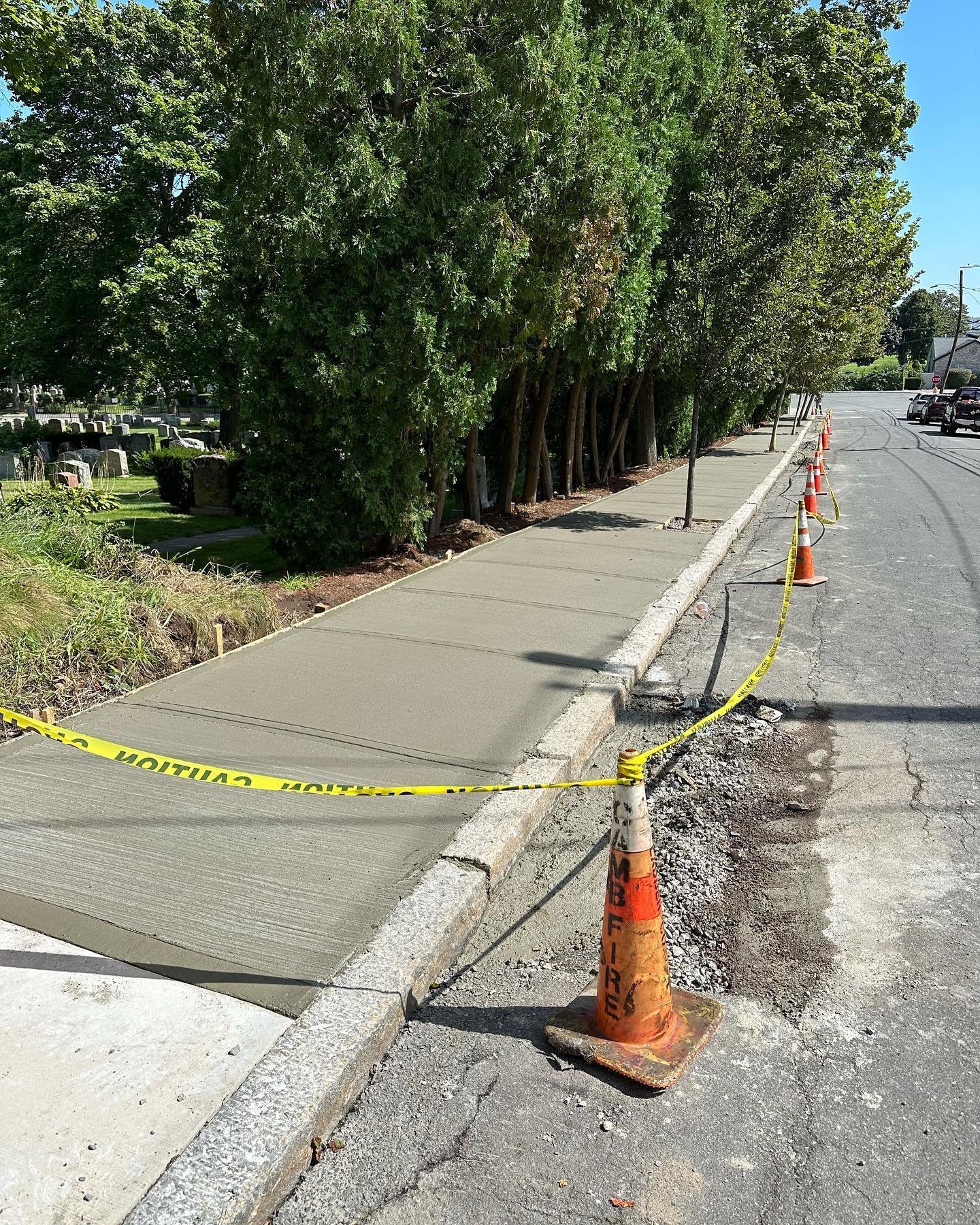 Road surface before work