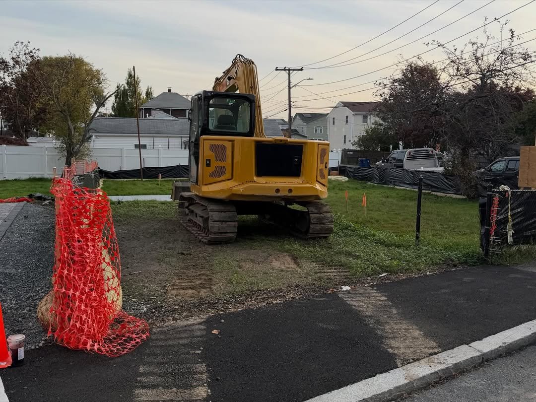 Residential site before excavation and grading